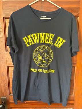 Old Navy Parks and Recreation TV Tee Size L Navy